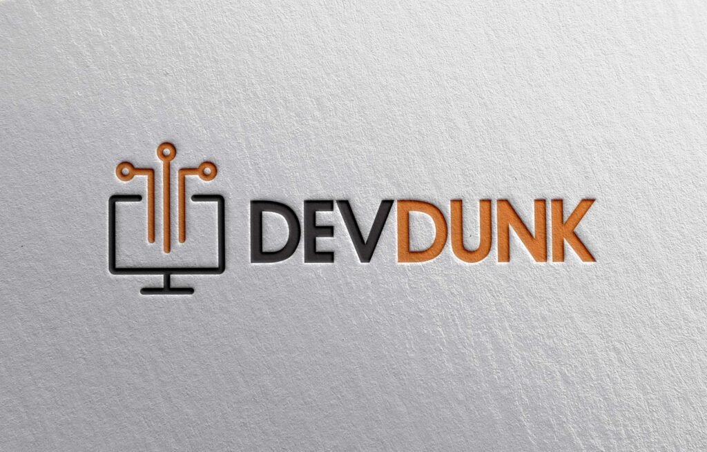 DEVDUNK Logo Mockup